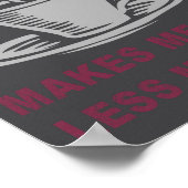 Poster Coffee Makes Me Feel Less Murdery Funny Sarcastic  (Coin)