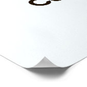 Poster coffee MORE ESPRESSO LESS DEPRESSO Caffe d'Italia (Coin)