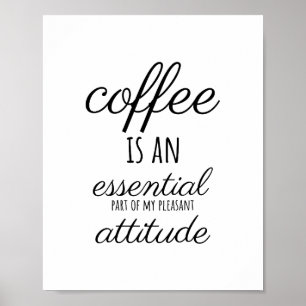 Poster Coffee Quotes, Coffee sayings, Coffee phrases