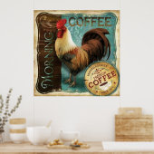 Poster Coffee Rooster (Cuisine)