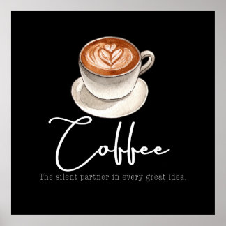 Poster Coffee: The silent partner