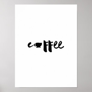 Poster Coffee Typography Art