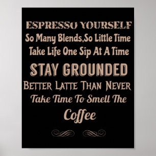 Poster Coffeologie Coffre de café