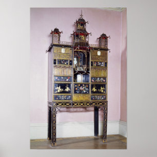 Poster Coffret de pagoda dans le style de Thomas