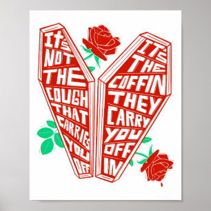 Poster Coffret de toux Rose Color Art
