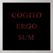 Poster Cogito (Devant)
