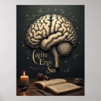 Cogito Ergo Sum - Philosophie universitaire gothiq