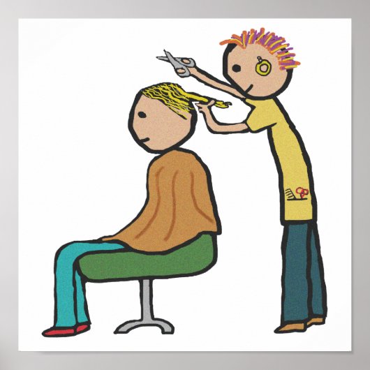 Poster Coiffeur (Devant)