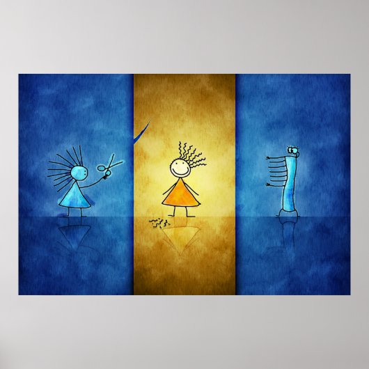 Poster Coiffeur (Devant)