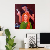 Poster Coiffeur (Bureau à domicile)