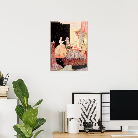 Poster Coiffeur - Image vintage (Bureau à domicile)