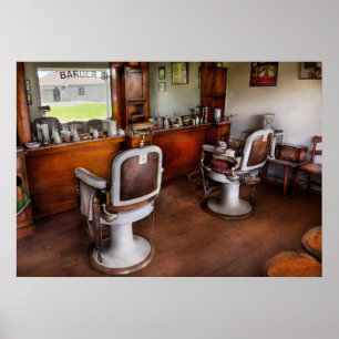 Poster Coiffeur - le coiffeur