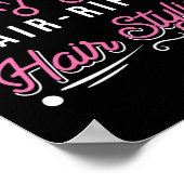 Poster Coiffeuse coiffeuse liste coiffeuse coiffeuse (Coin)