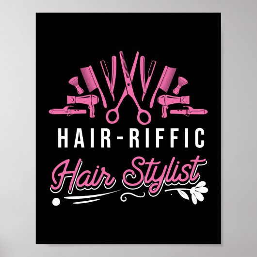Poster Coiffeuse coiffeuse liste coiffeuse coiffeuse (Devant)