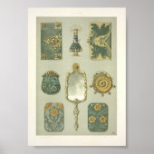 Poster Coiffeuse de seder en anton Art nouveau (Devant)