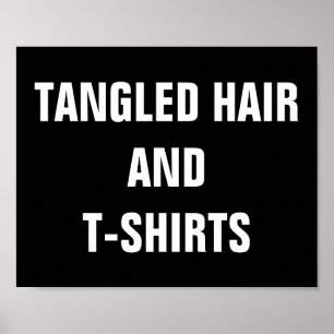 Poster coiffure et T-shirts