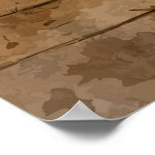 Poster Coin de lecture de jardin Shabby Chic (Coin)