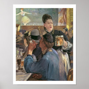 Poster Coin de Manet   d'un Café-Concert, 1878-80