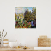 Poster Coin du jardin à Montgeron - Claude Monet (Cuisine)