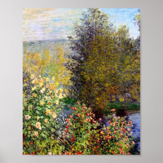 Poster Coin Du Jardin De Montgeron Claude Monet (Devant)