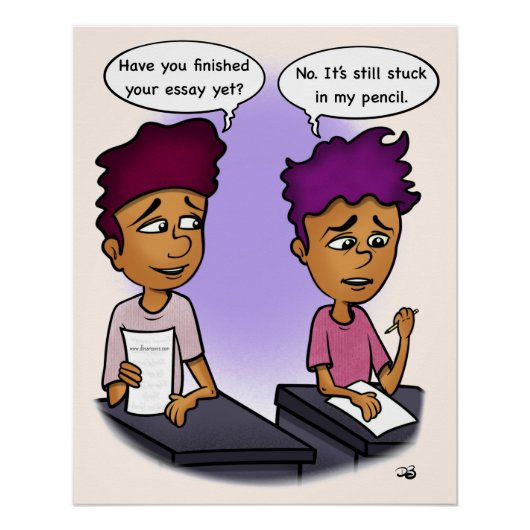 Poster Coincé Dans Le Crayon (Devant)