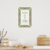 Poster Coincidence is God's way of remaining anonymous (Cuisine)