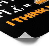 Poster Coïncidence Pi 3.14 Math Pun Mathlete Math Amateur (Coin)