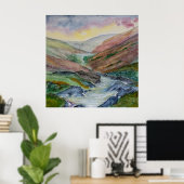 Poster Col de Kirkstone - District du lac Anglais (Bureau à domicile)