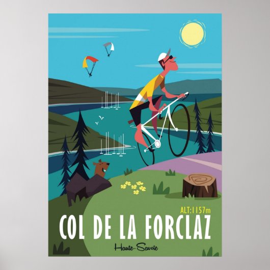 Poster Col de la Forclaz (Devant)