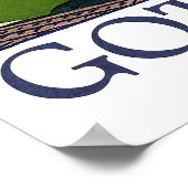 Poster col Gotthard, Suisse, village, vintage (Coin)