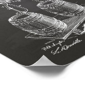 Poster Cold Air Pressure Beer 1900 Patent Art Chalkboard (Coin)