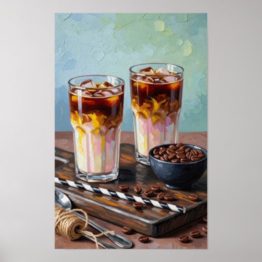 Poster Cold Brew Coffee Wall Art (Devant)