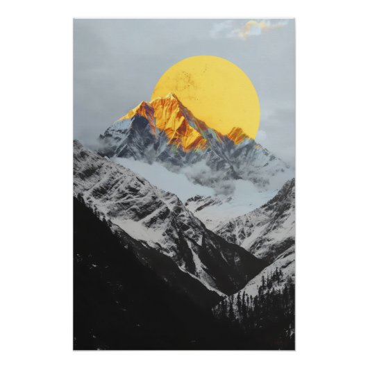 Poster cold mounains and gold mountes (Devant)