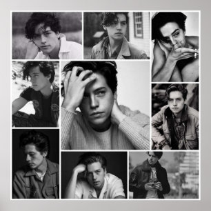 POSTER COLE SPROUSE NOIR ET BLANC
