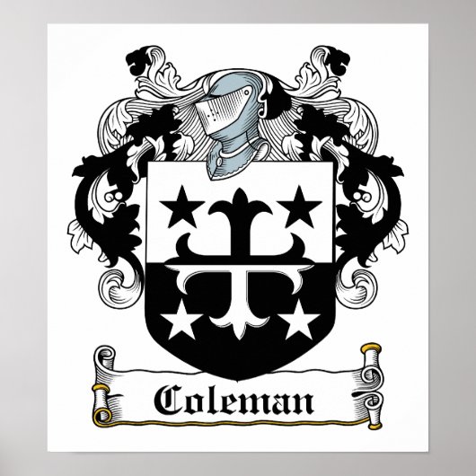 Poster Coleman Family Crest (Devant)