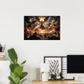Poster Colère apocalyptique des archanges (Bureau à domicile)
