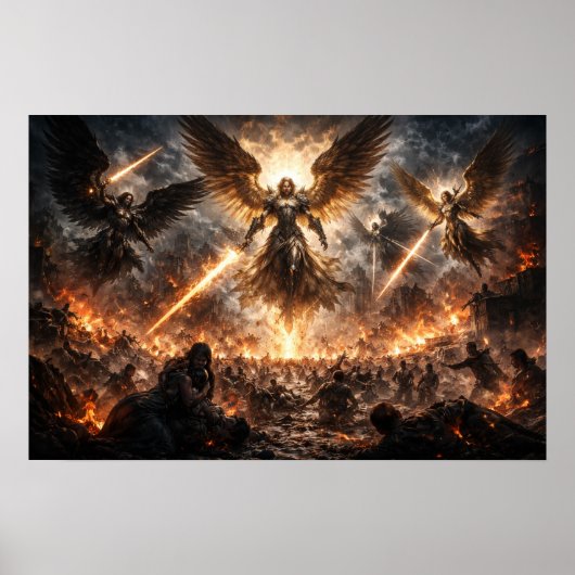Poster Colère apocalyptique des archanges (Devant)