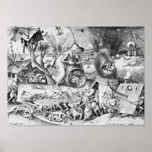 Poster Colère (Ira), Les Sept Péchés Mortels