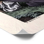 Poster Coleridge "Amour" Poésie victorienne Art 17x22 (Coin)