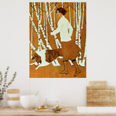 Poster Coles Phillips ‘Fadeaway Girl’ Autumn Walk Cover (Cuisine)