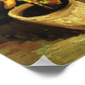 Poster Coleus Plante dans un pot de fleurs Van Gogh Art (Coin)