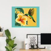 POSTER COLIBRI #1 (Bureau à domicile)
