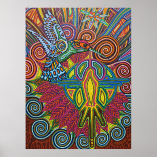 Poster colibri - 2010 comme affiche/toile