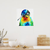 Poster Colibri Arc-en-ciel (Cuisine)