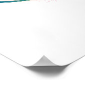 Poster Colibri arc-en-ciel avec symbole Infinity (Coin)