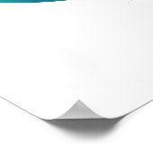Poster Colibri arc-en-ciel avec symbole Infinity (Coin)