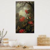 Poster Colibri Aux Fleurs De Passion (Cuisine)