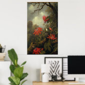 Poster Colibri Aux Fleurs De Passion (Bureau à domicile)