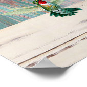 Poster Colibri Choisir d'être heureux Cadeaux de chauffag (Coin)