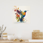 Poster Colibri coloré (Cuisine)